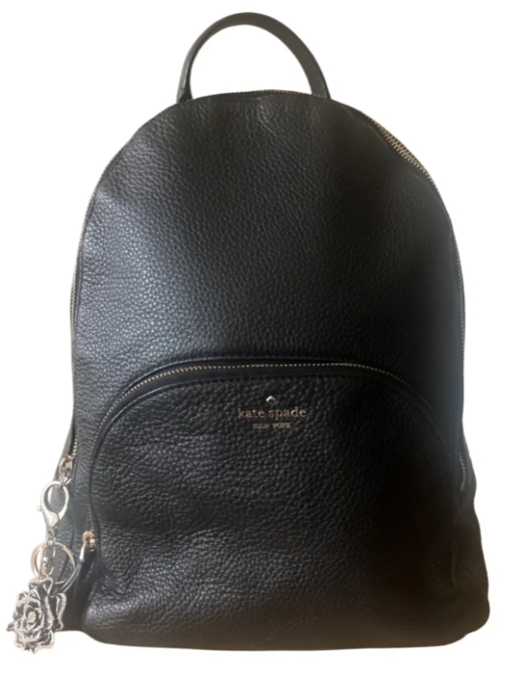 Kate Spade New York Jackson Large Pebbled Leather Backpack Black